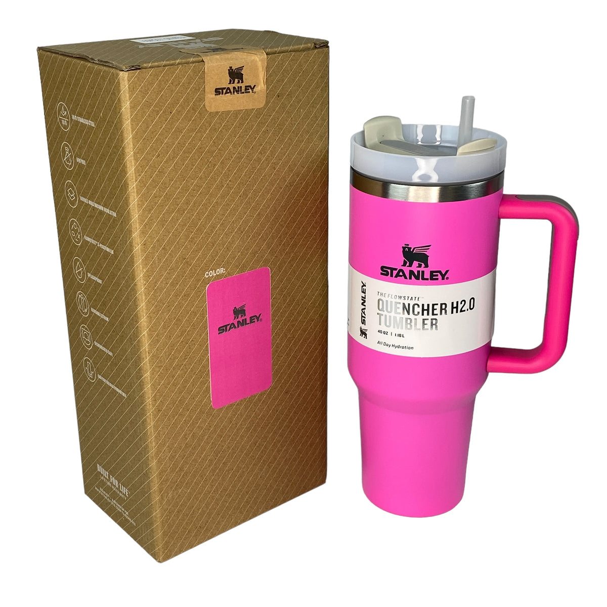 Vaso Térmico Stanley 40 Oz, 1.18 L + Regalo Pitillo
