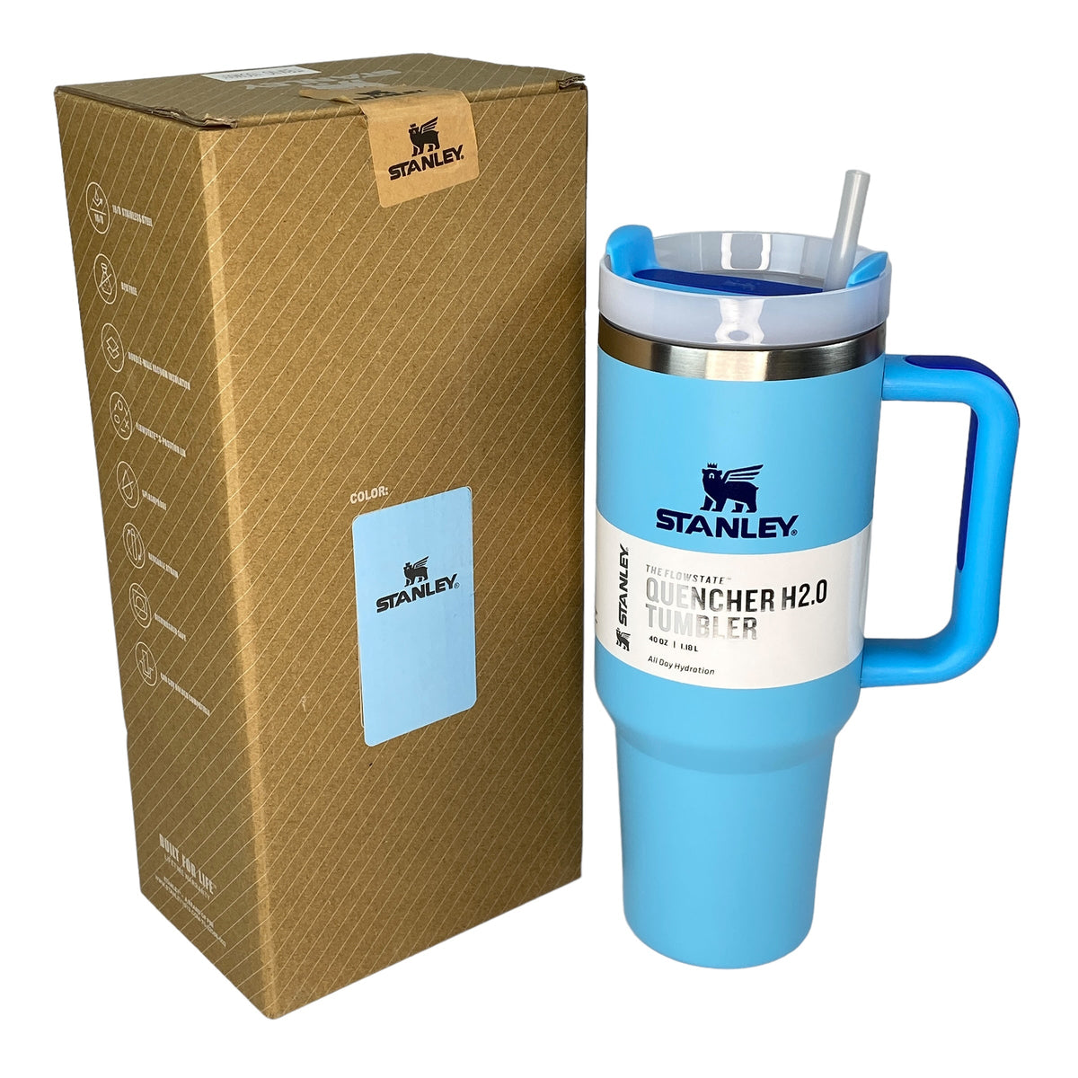 Vaso Térmico Stanley 40 Oz, 1.18 L  + Regalo Pitillo