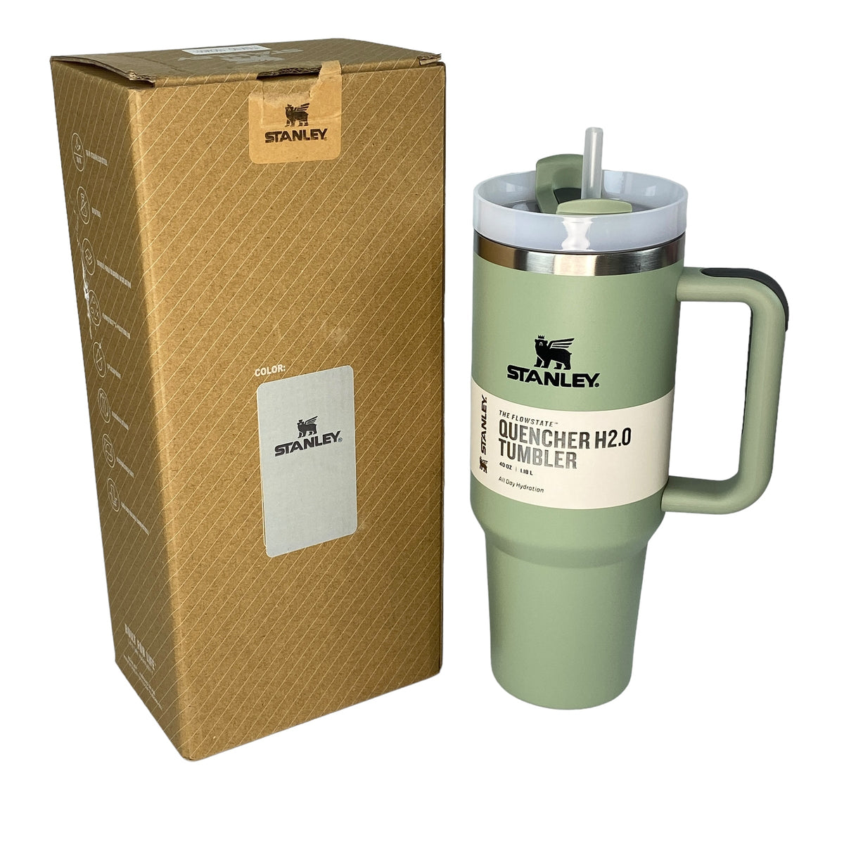 Vaso Térmico Stanley 40 Oz, 1.18 L  + Regalo Pitillo
