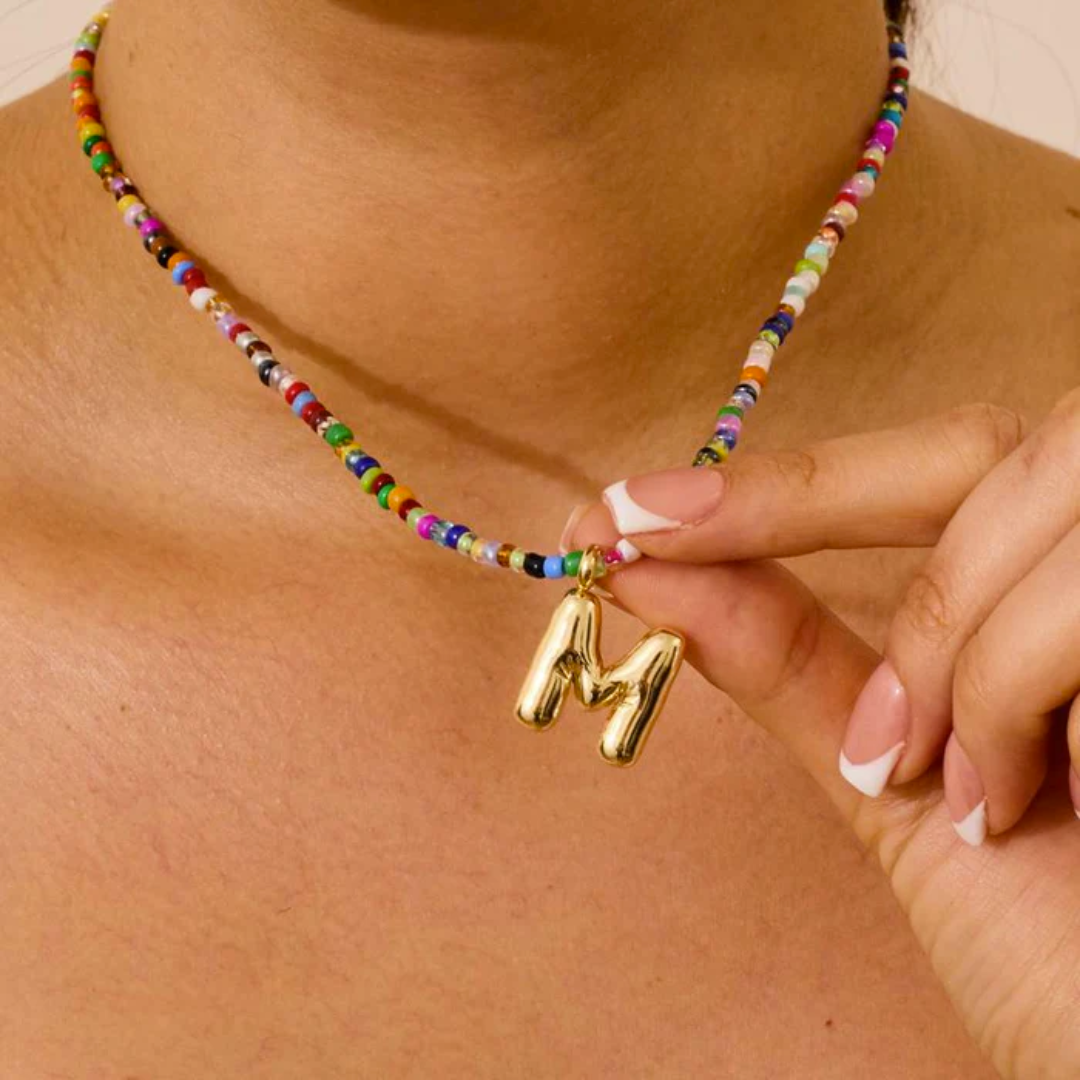 Initial Glow™ Tu Collar Personalizado y Colorido
