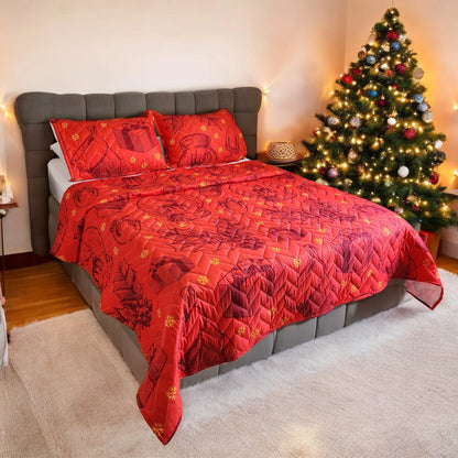 ChristmasBed™ Edredón Unifaz Navideño para Cama Doble
