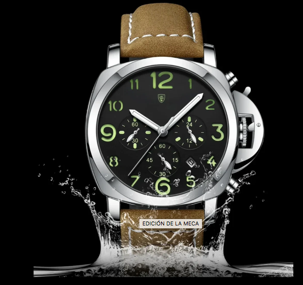 AquaLume™ Elegancia y Estilo en un solo Reloj