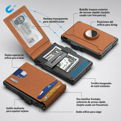 CARTERA PARA HOMBRE CON AIRTAG™