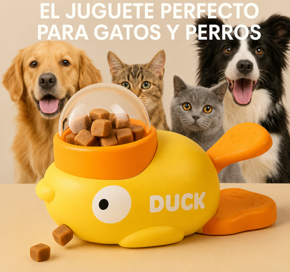 El Juguete Inteligente para Gatos y Perros DUCKYFUN™