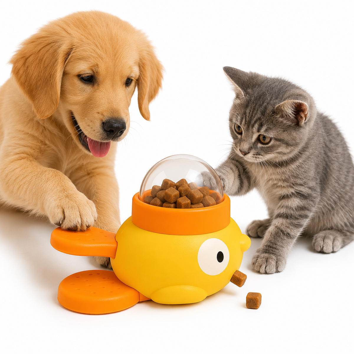 El Juguete Inteligente para Gatos y Perros DUCKYFUN™