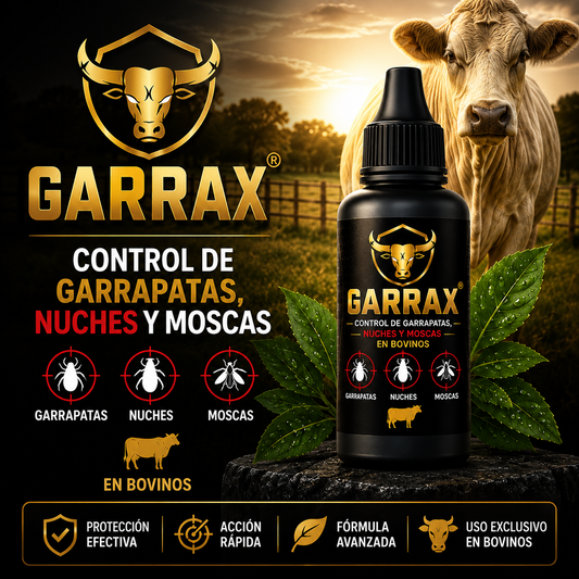 GARRAX, CONTROL DE GARRAPATAS, NUCHES Y MOSCAS™