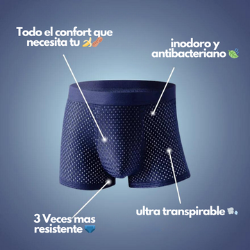 BambúBoxer™ Boxer Transpirables en Fibra de Bambú