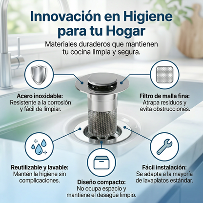 Tapón Filtro Acero Inoxidable DuoBlock Steel®