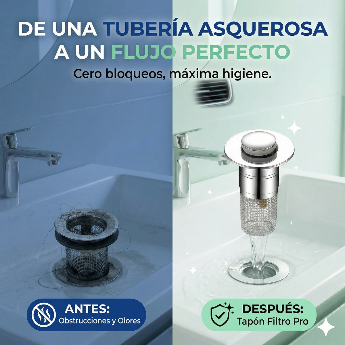 Tapón Filtro Acero Inoxidable DuoBlock Steel®