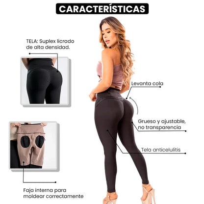 LUXURY BUTTY™ LEGGINS CON FAJA INTERNA LEVANTA GLÚTEOS