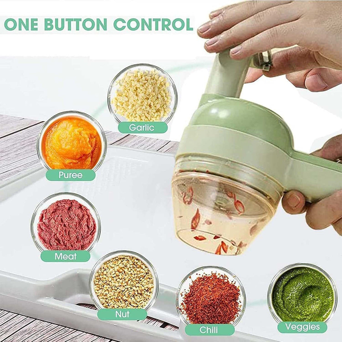 PICADOR ELÉCTRICO PORTATIL 🥦🧄🥬