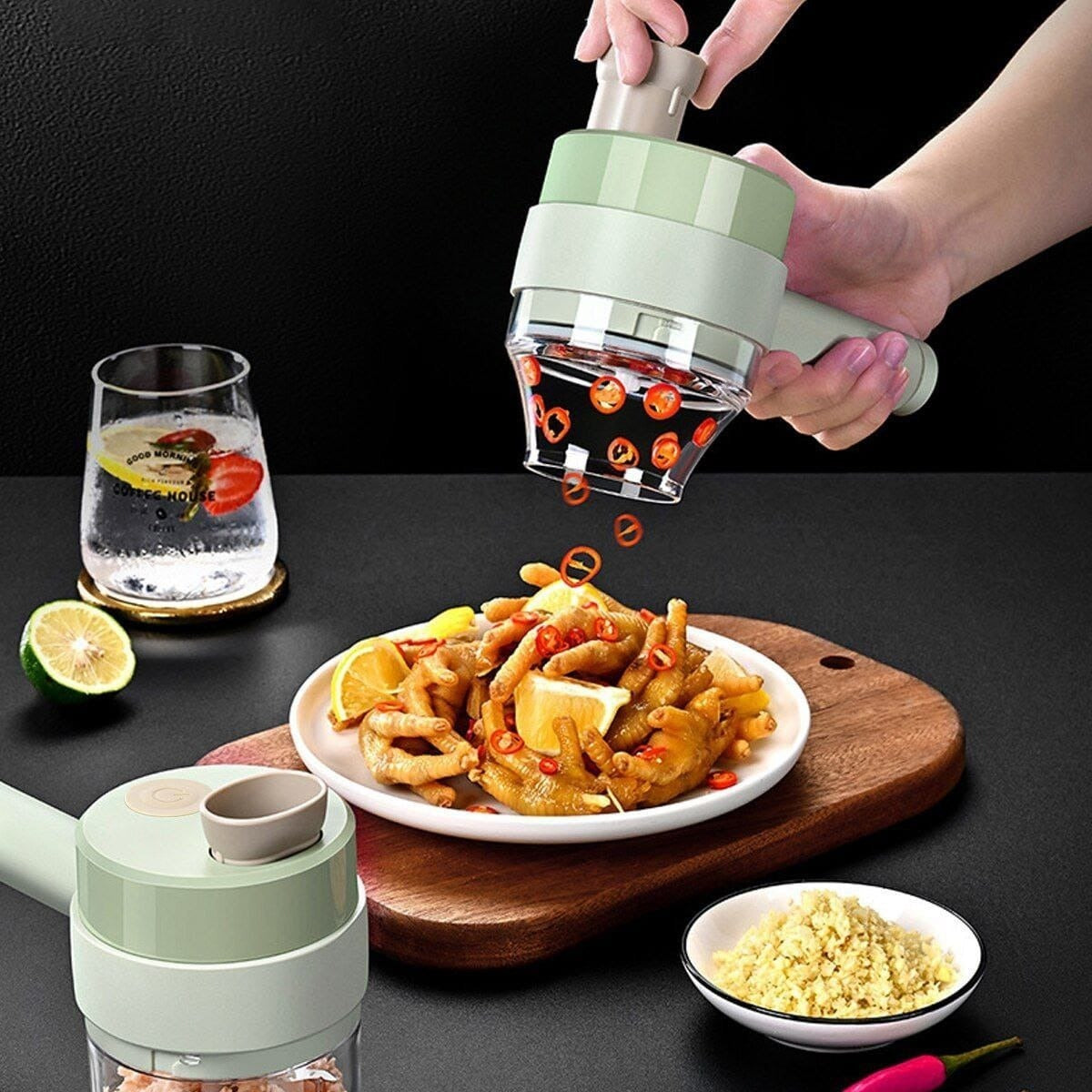 PICADOR ELÉCTRICO PORTATIL 🥦🧄🥬