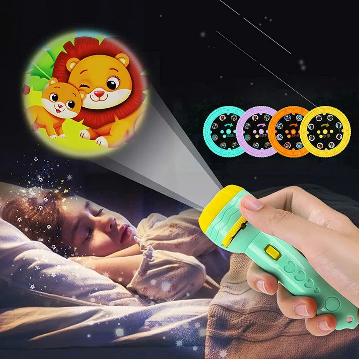 LINTERNA PROYECTOR DE DIAPOSITIVAS 🌈🌈🌈