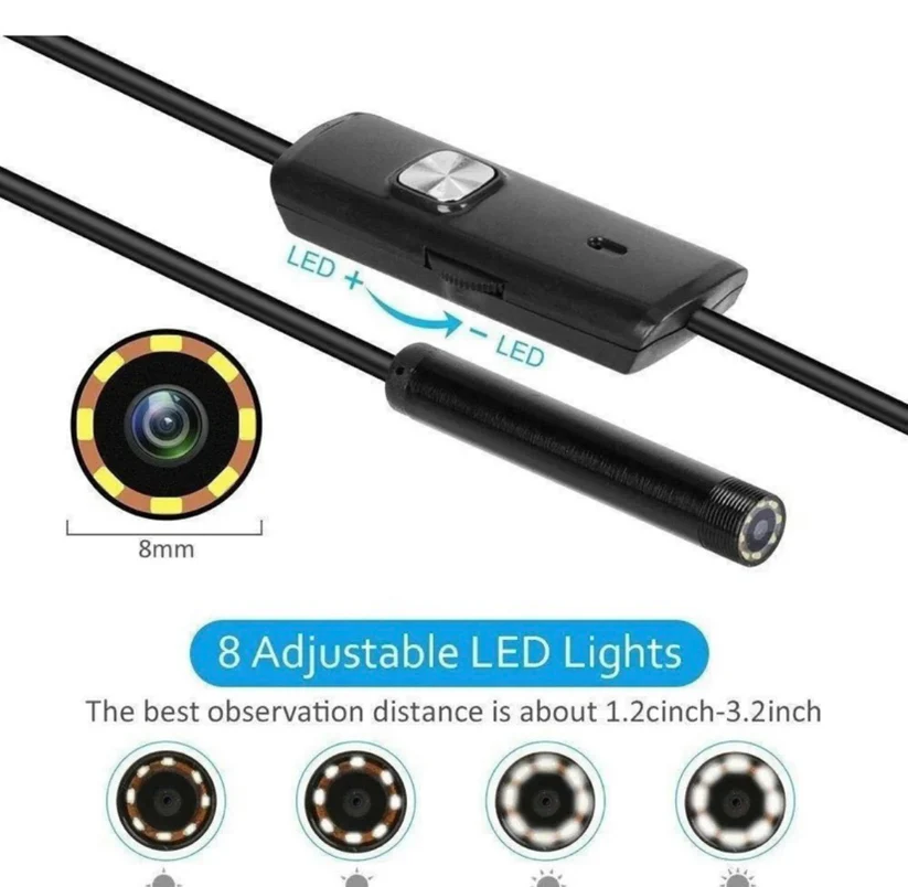 🔥CAMARA ESPIA ENDOSCOPICA 4KUHD™ ✅ - ORIGINAL® | ⭐⭐⭐⭐⭐